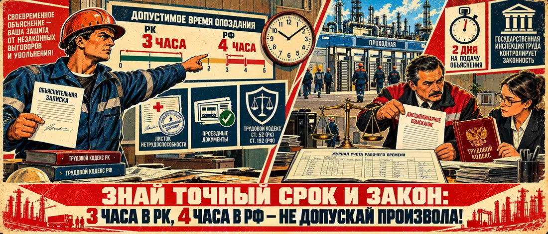 Опоздание на смену и прогул: сколько минут решает судьбу, как составляют акт и как отбиться по закону